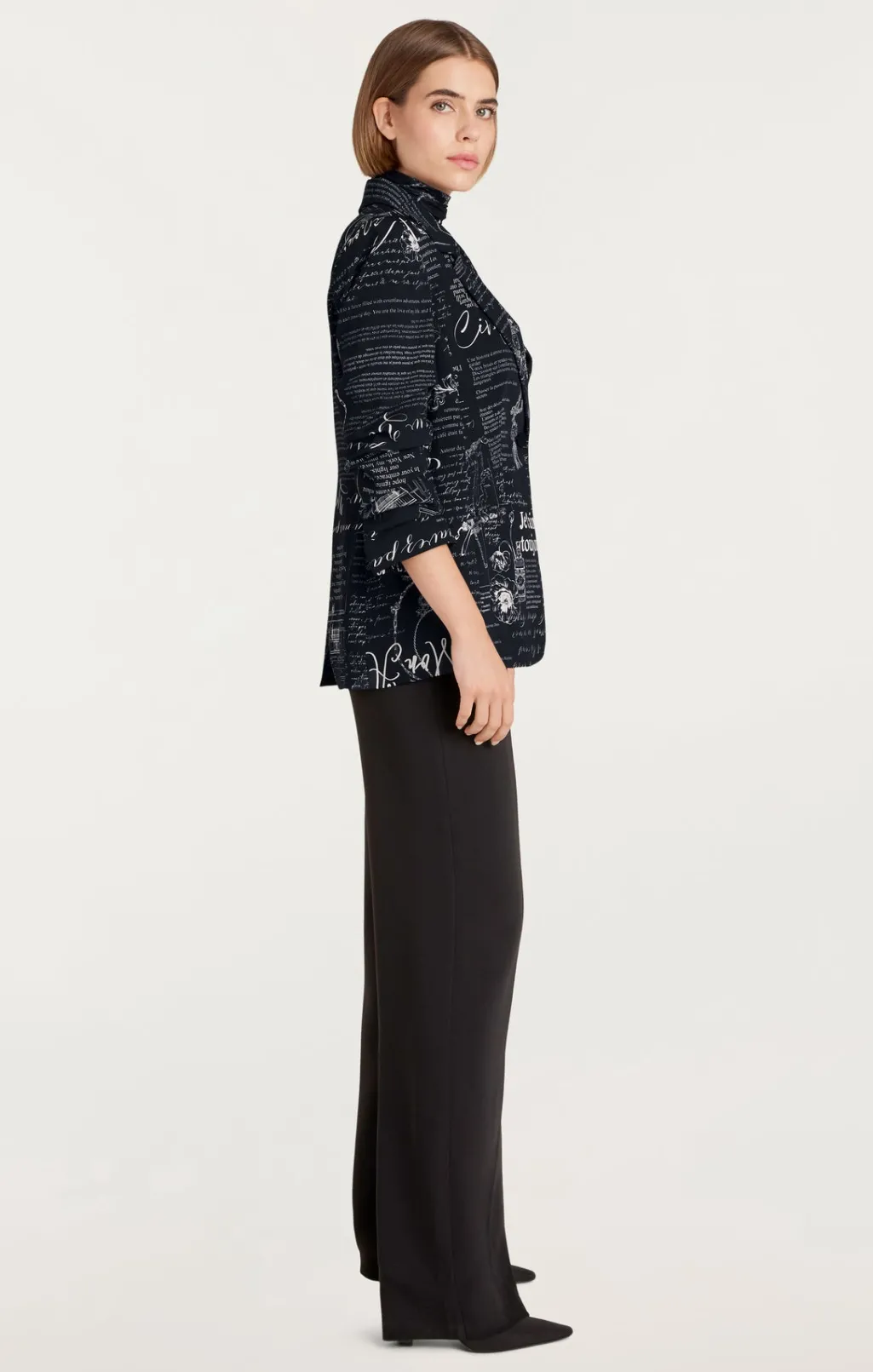 Cinq à Sept Love Stories Kylie Blazer Black/White New
