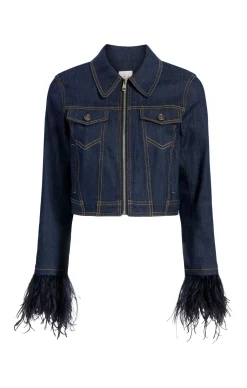 Cinq à Sept Luca Jacket Indigo Online