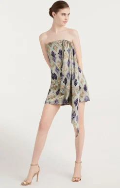 Cinq à Sept Luisa Dress CeladonMulti Clearance