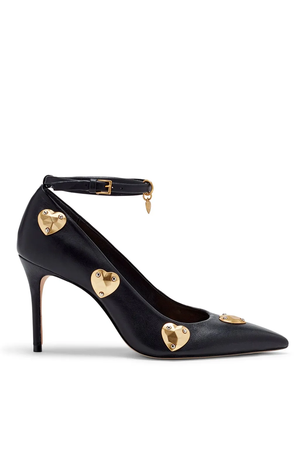 Cinq à Sept Madison Ankle Strap Pump Black/Gold Discount