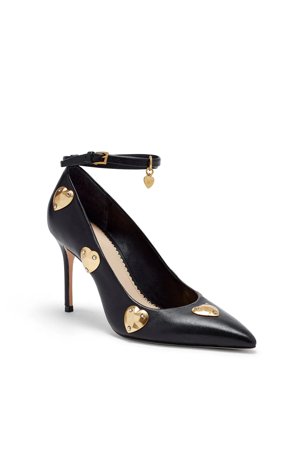 Cinq à Sept Madison Ankle Strap Pump Black/Gold Discount