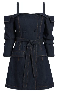 Cinq à Sept Malinda Dress Indigo New