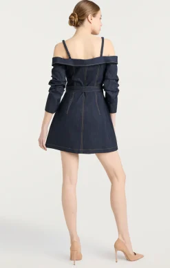 Cinq à Sept Malinda Dress Indigo New