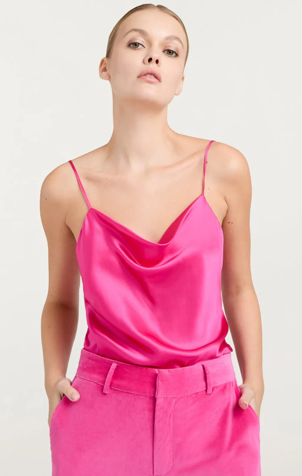 Cinq à Sept Marta Cami PinkDahlia Hot