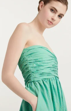Cinq à Sept Maurice Dress Cyan/LimaBean Sale