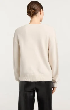 Cinq à Sept Maybelline Pullover Ivory/silver