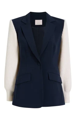 Cinq à Sept Melina Blazer Navy/Ivory Hot