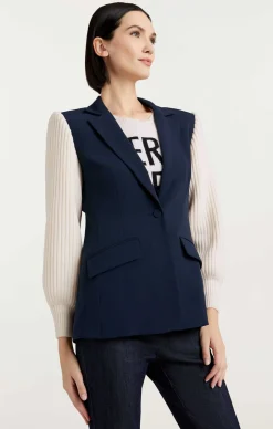 Cinq à Sept Melina Blazer Navy/Ivory Hot