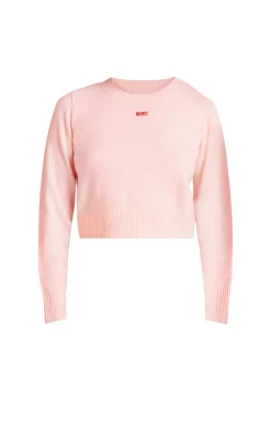 Cinq à Sept Merci Cropped Pullover Oleander New