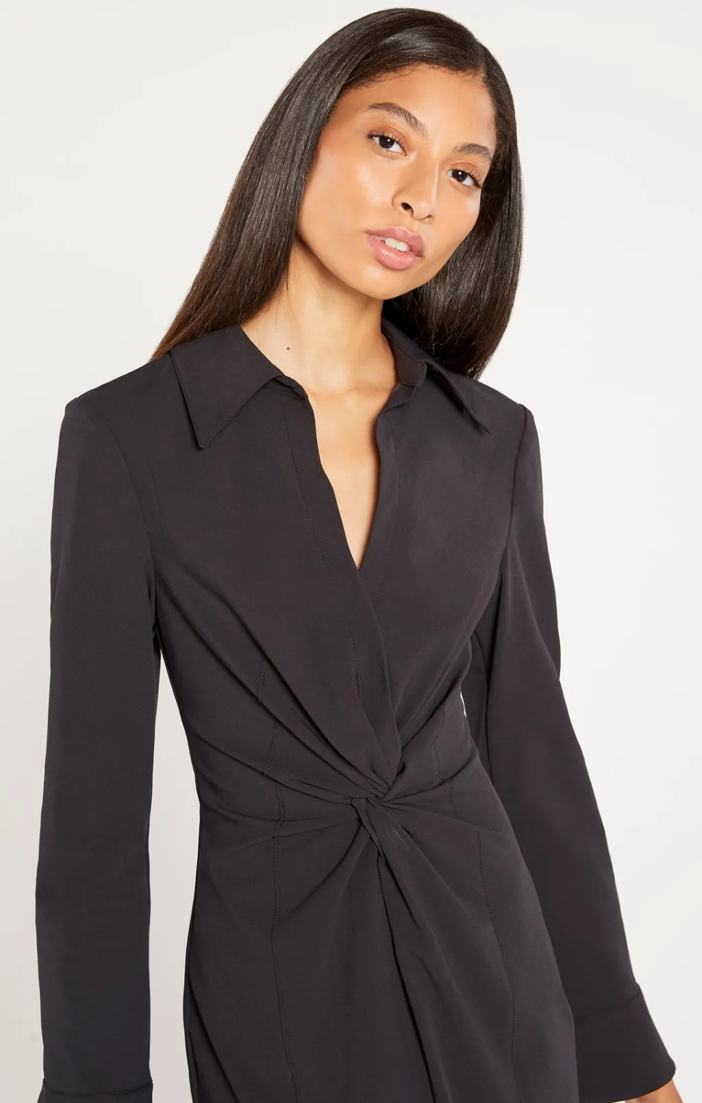 Cinq à Sept Midi Mckenna Dress Black Hot