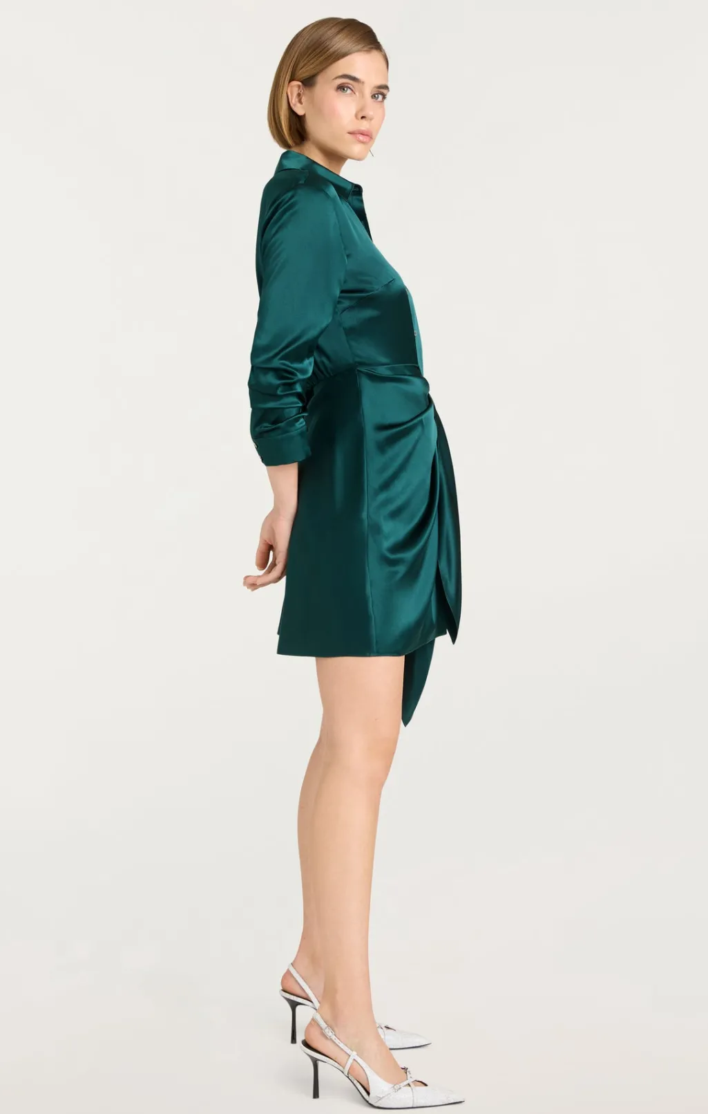 Cinq à Sept Mini Jacey Dress GreenOnyx Clearance