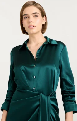 Cinq à Sept Mini Jacey Dress GreenOnyx Clearance