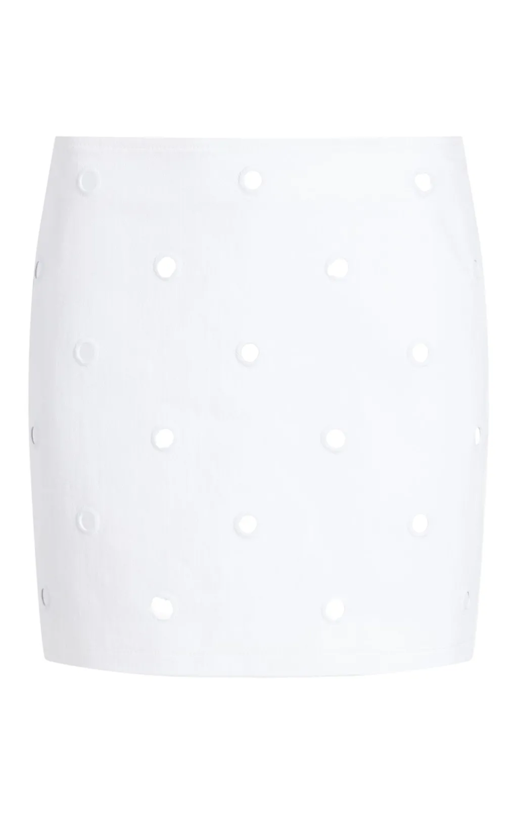 Cinq à Sept Mirror Denim Doris Skirt White/White Online