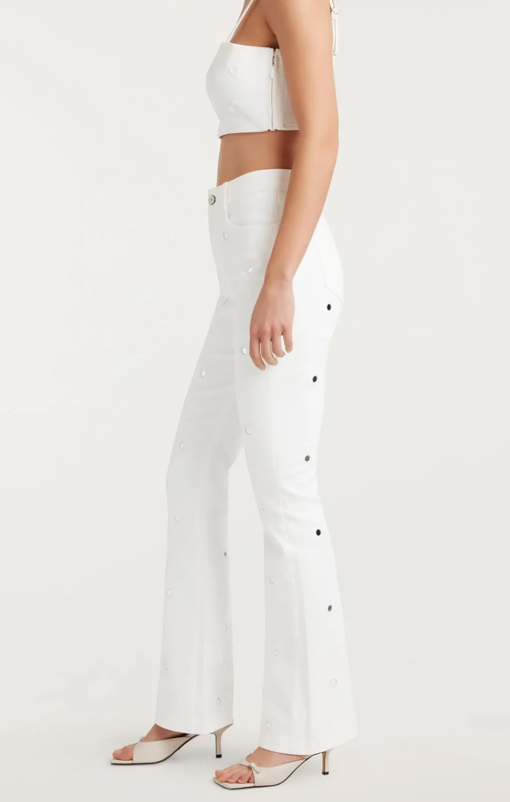 Cinq à Sept Mirror Denim Shailene Pant White Clearance
