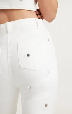 Cinq à Sept Mirror Denim Shailene Pant White Clearance