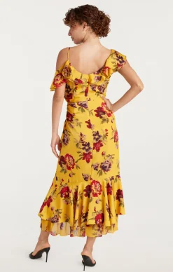 Cinq à Sept Nara Dress DeepGoldMulti