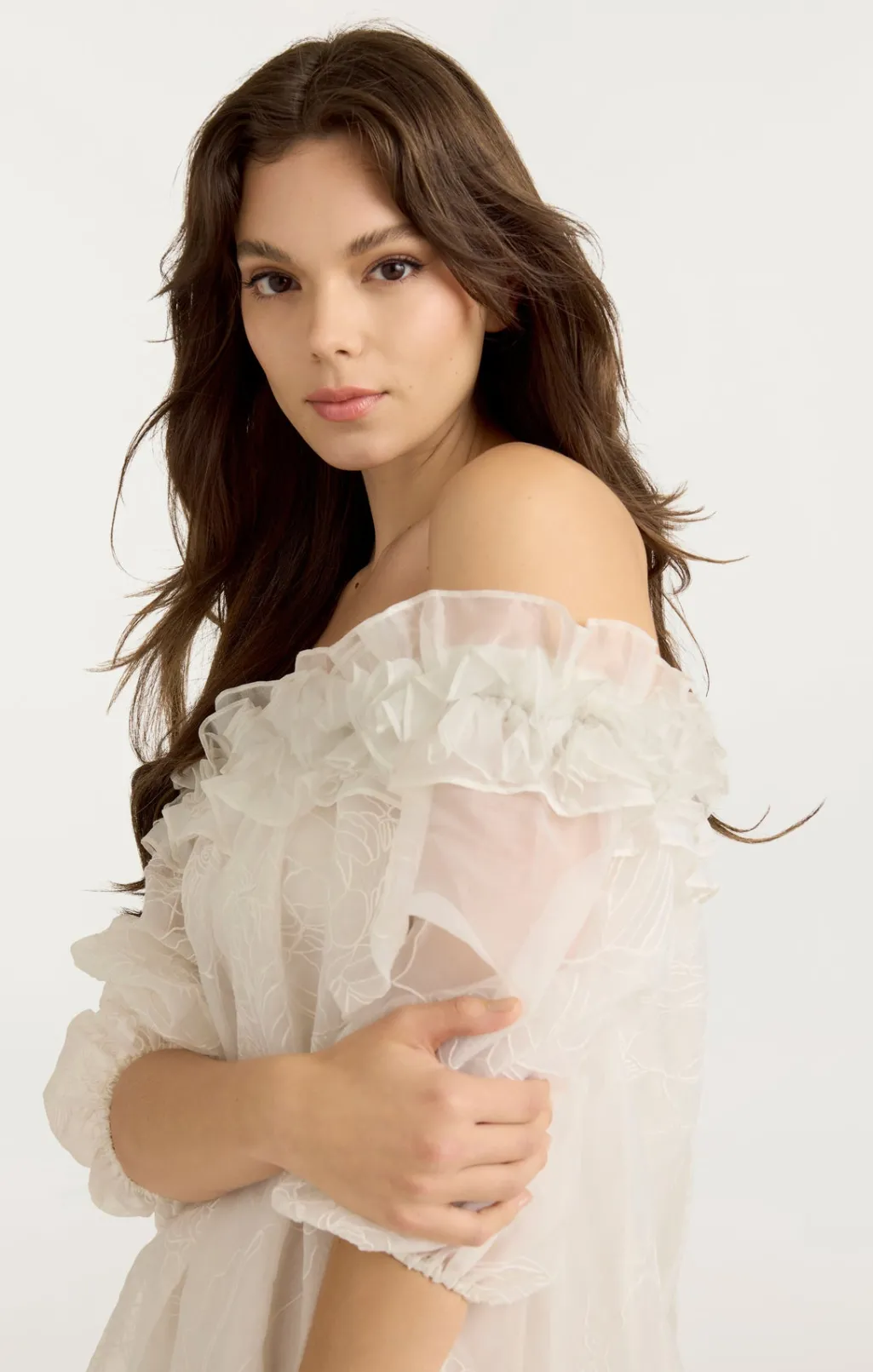 Cinq à Sept Nava Dress Ivory Hot
