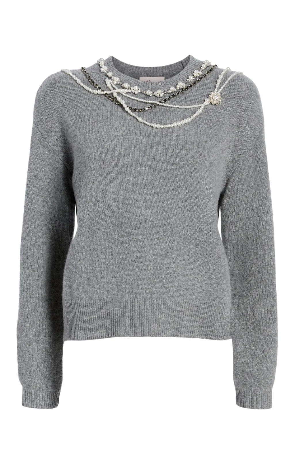 Cinq à Sept Necklace Lilliana Pullover LightHeatherGrey Online