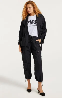 Cinq à Sept Nitsan Parachute Pant Black New