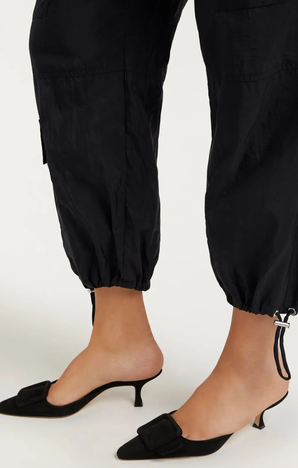 Cinq à Sept Nitsan Parachute Pant Black New