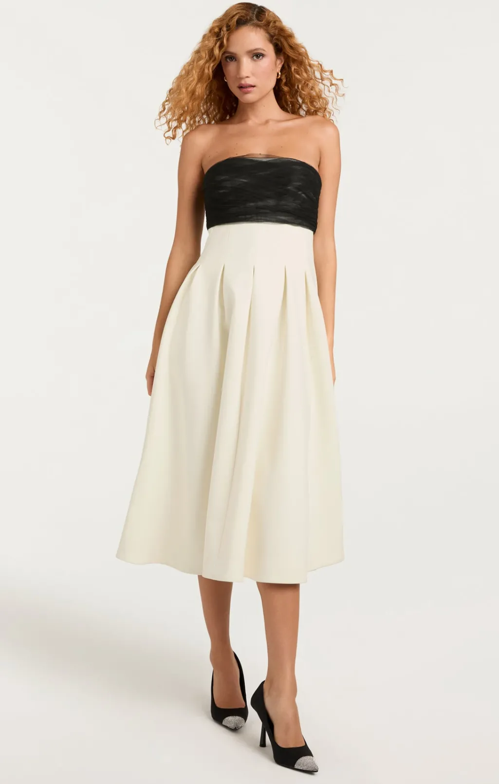 Cinq à Sept Odessa Dress Ivory/black Sale