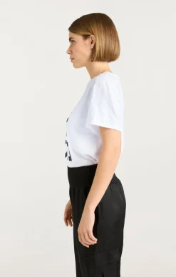 Cinq à Sept Oui Oui Oui Shrunken Tee White/black Best