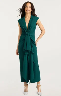 Cinq à Sept Padma Dress GreenOnyx Outlet