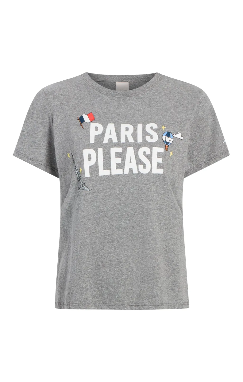 Cinq à Sept Paris Please Tee HeatherGrey/White Clearance