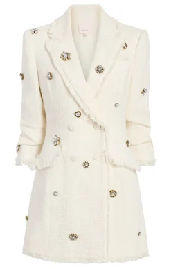 Cinq à Sept Pearl Charm Joel Dress Gardenia Online
