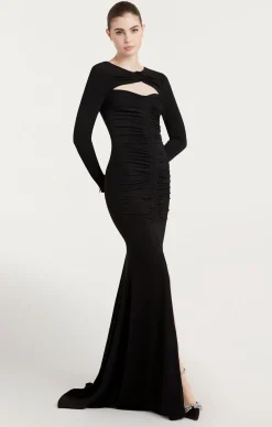 Cinq à Sept Perri Gown Black Clearance