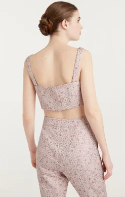 Cinq à Sept Porter Top PaleRoseMulti Clearance