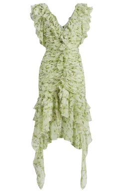 Cinq à Sept Portra Dress FadedMintMulti Clearance