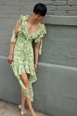 Cinq à Sept Portra Dress FadedMintMulti Clearance