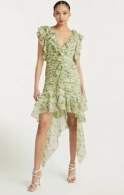 Cinq à Sept Portra Dress FadedMintMulti Clearance