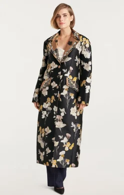 Cinq à Sept Rabia Coat Black/Multi