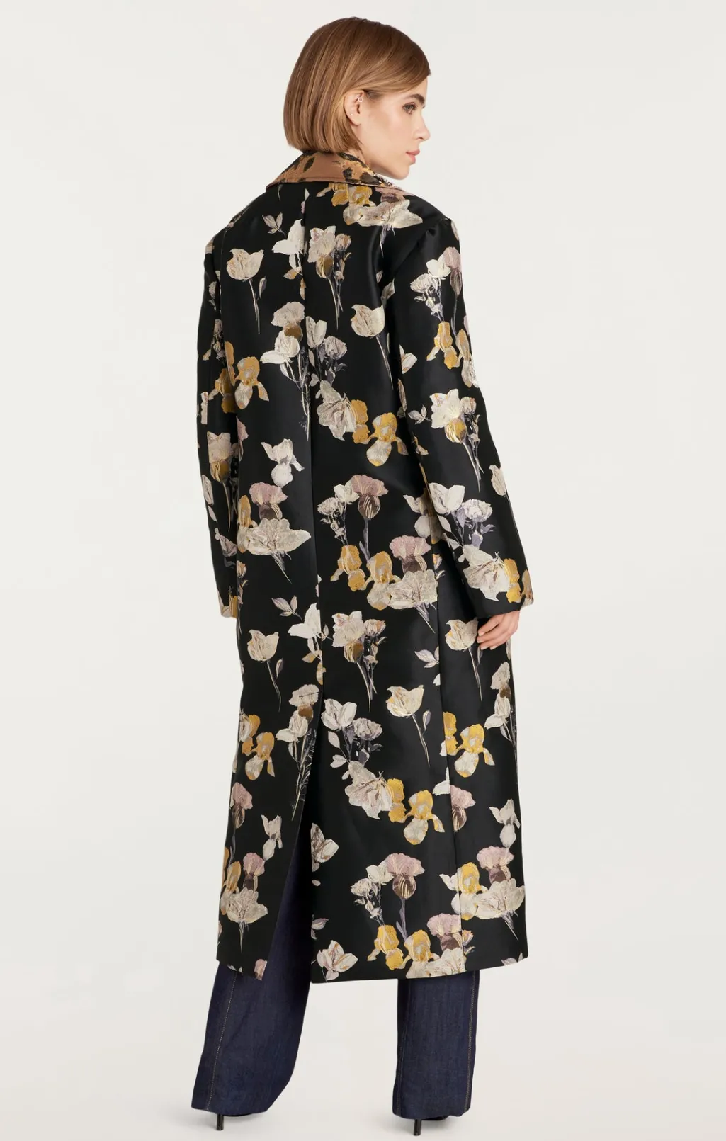 Cinq à Sept Rabia Coat Black/Multi