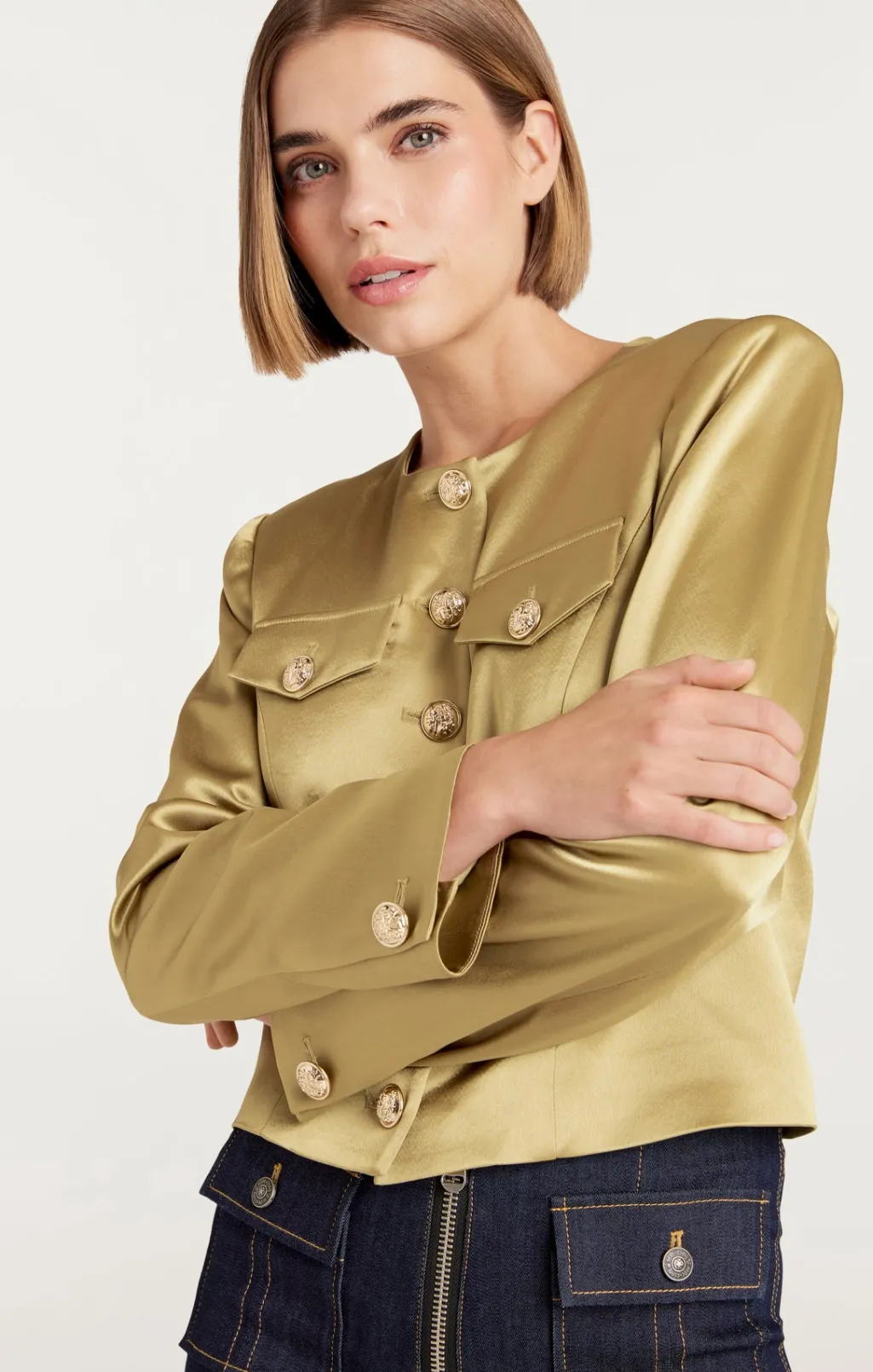 Cinq à Sept Rainer Jacket Agave Sale