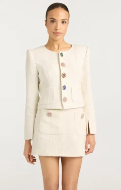 Cinq à Sept Randi Jacket Gardenia Hot