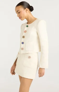 Cinq à Sept Randi Jacket Gardenia Hot