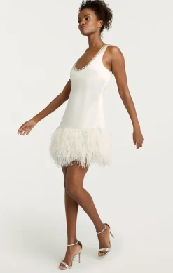 Cinq à Sept Raveena Dress Ivory Clearance