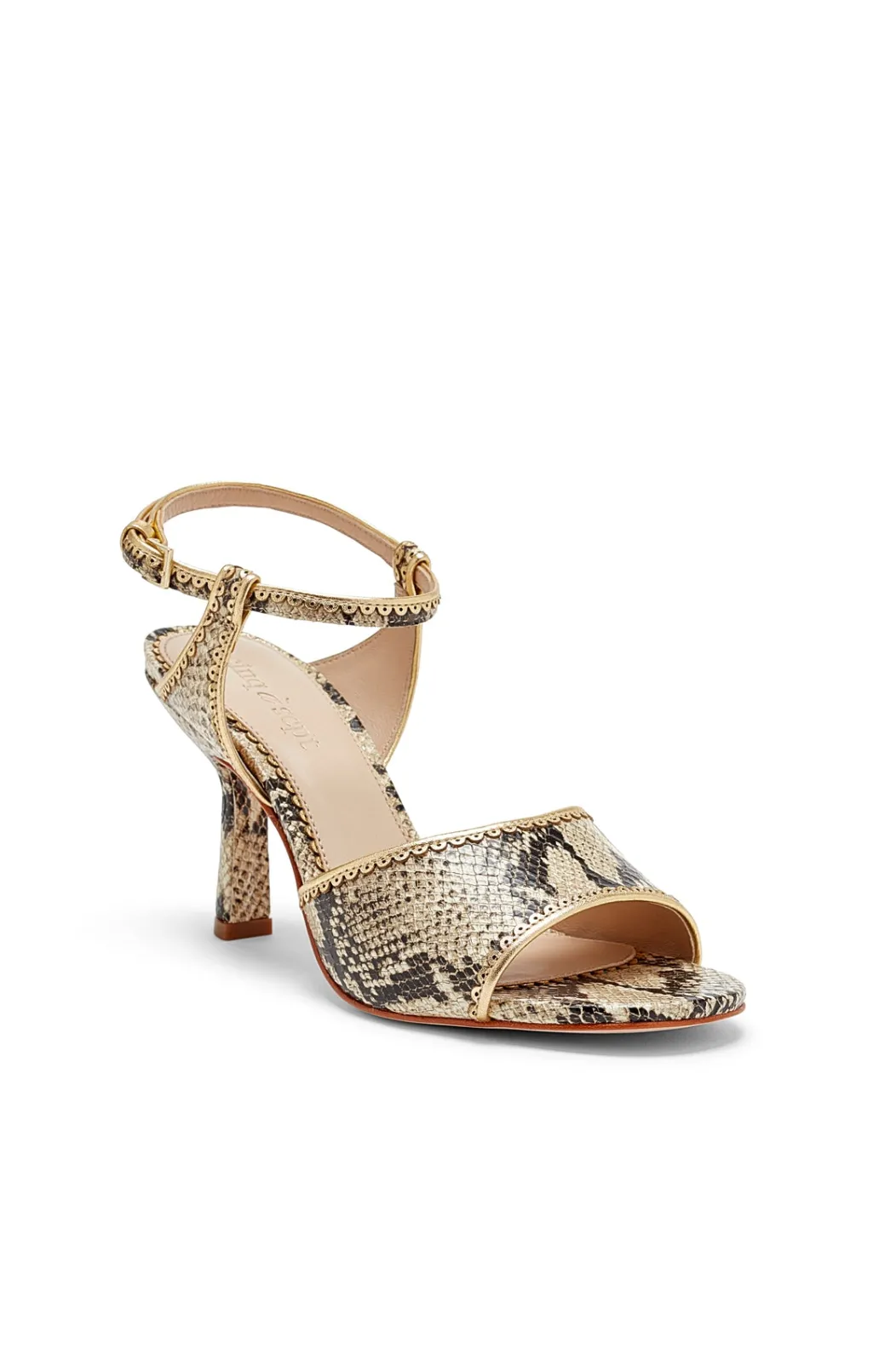Cinq à Sept Rebecca Ankle Strap Sandal NaturalMulti/Gold Hot