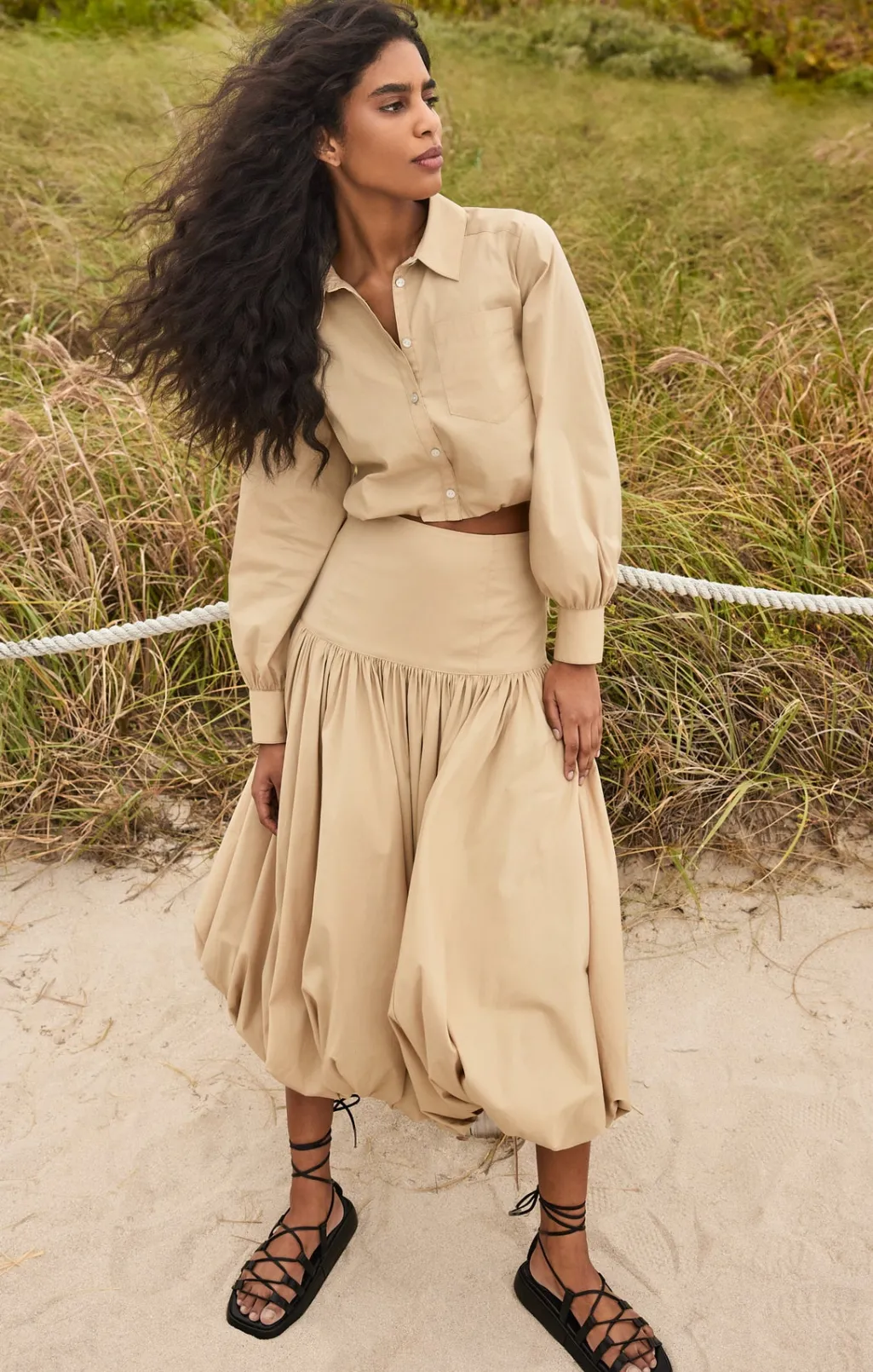 Cinq à Sept Reema Top Khaki Discount