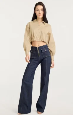 Cinq à Sept Reema Top Khaki Discount