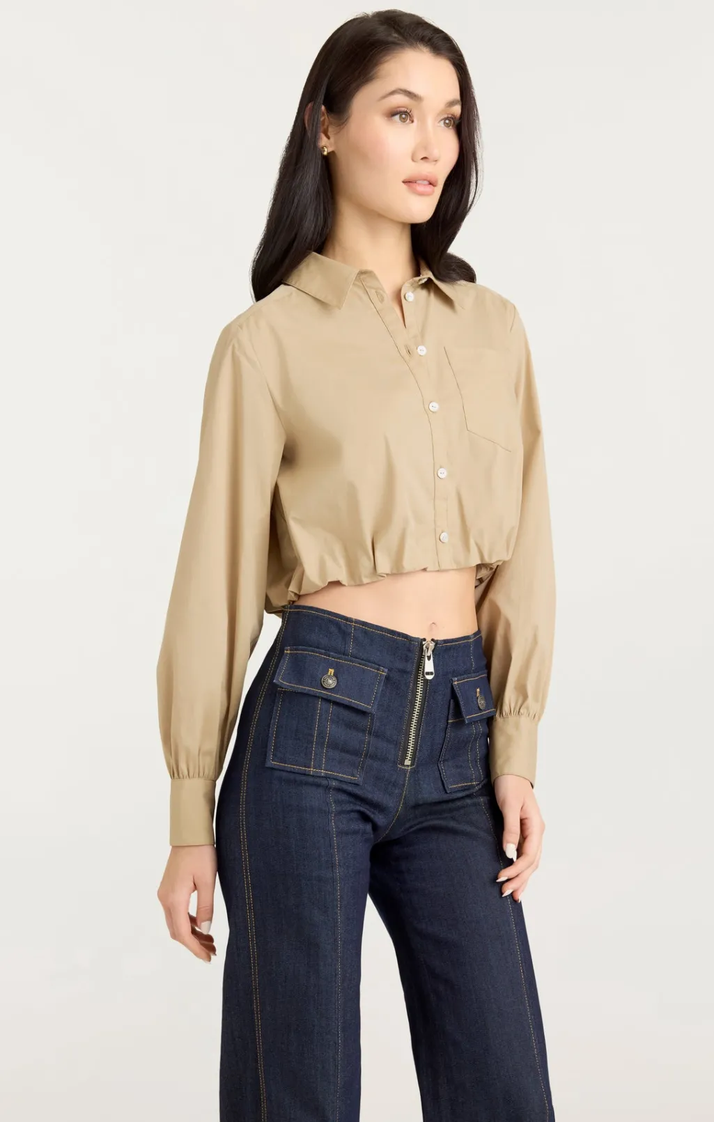 Cinq à Sept Reema Top Khaki Discount