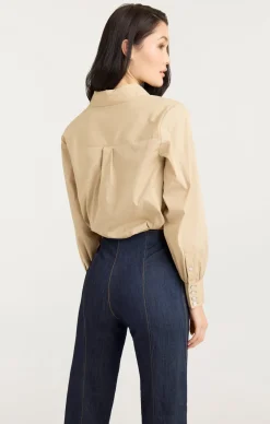 Cinq à Sept Reema Top Khaki Discount