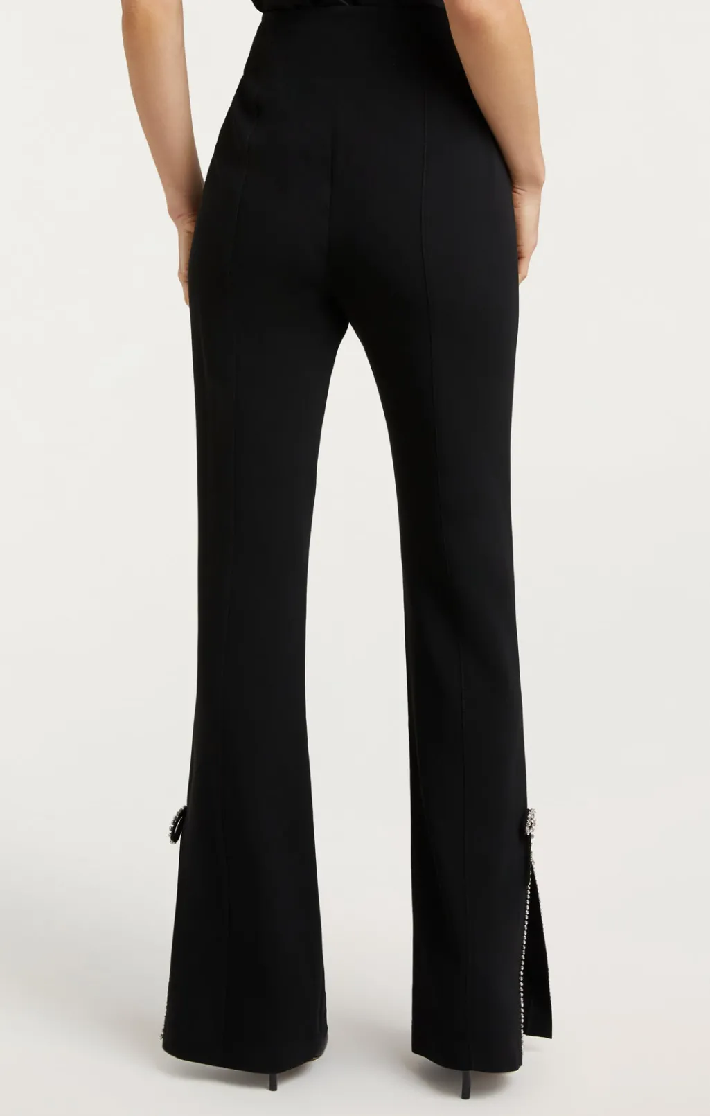Cinq à Sept Rhinestone Bow Kali Pant Black Outlet