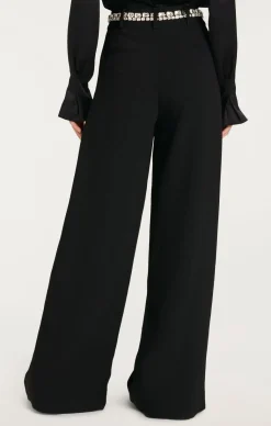 Cinq à Sept Rhinestone Chain Genna Pant Black Hot