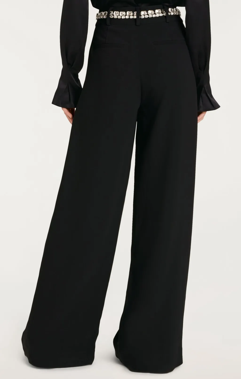 Cinq à Sept Rhinestone Chain Genna Pant Black Hot