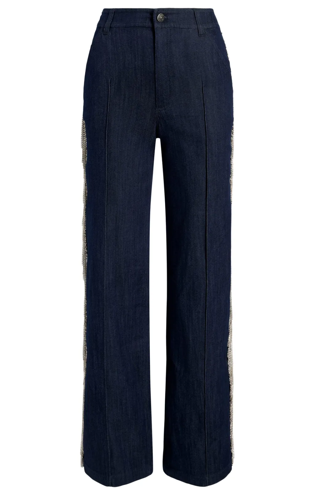 Cinq à Sept Rhinestone Dara Pant Indigo Hot