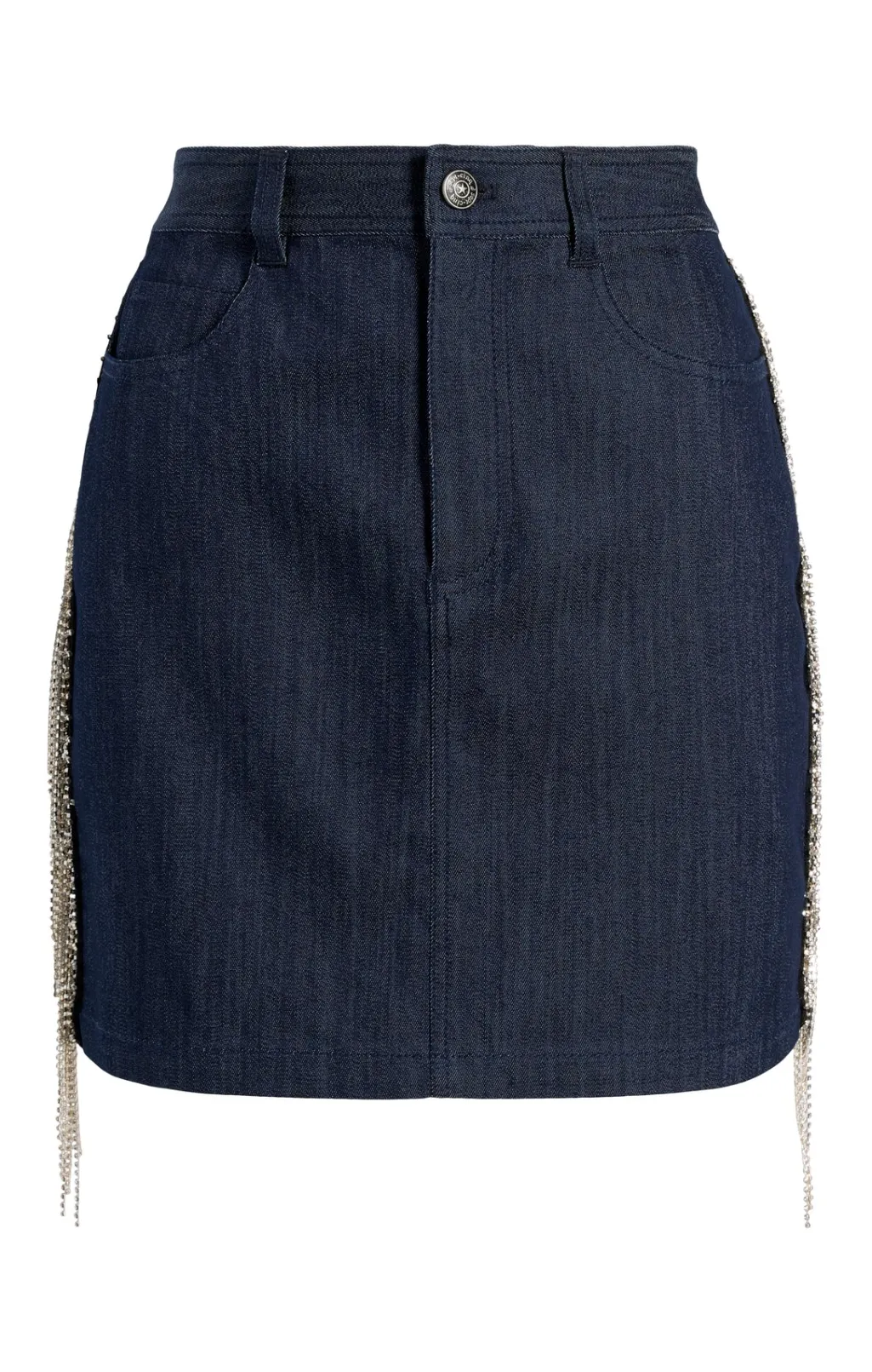 Cinq à Sept Rhinestone Dara Skirt Indigo Online